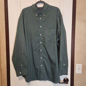 RoundTree and Yorke button down long sleeve shirt mens 3xt big and tall